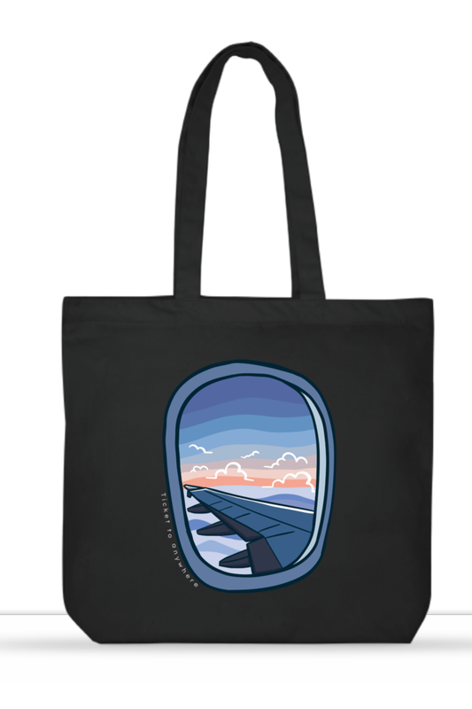 Wings and wishes tote bag